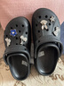 卡駱馳（CROCS）貝雅云彩女士洞洞鞋休閑鞋|208186 黑色-001    35 (220mm)   曬單實(shí)拍圖