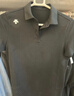 DESCENTE迪桑特WOMEN’S TRAINING系列女士短袖POLO衫 BK-黑色 M (165/84A) 曬單實(shí)拍圖