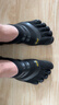 Vibram五指鞋男 赤足室內運動(dòng)訓練鞋跑步舉重硬拉深蹲健身鞋透氣網(wǎng)面橡膠底鞋EL-X 黑色 43 曬單實(shí)拍圖