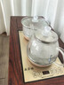 益茶福全自動(dòng)上水電熱水壺底部上水嵌入式茶臺功夫茶燒水壺飲水燒水一體機抽水玻璃煮茶壺保溫泡茶壺 SQ-008金色玻璃套裝 1L 曬單實(shí)拍圖