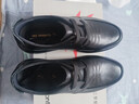 紅蜻蜓秋冬真皮正品皮鞋牛皮輕便軟底男士商務(wù)休閑皮鞋WJA33220 黑色 40 曬單實(shí)拍圖