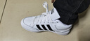 阿迪達斯（adidas）官方艦店男鞋 春季新款運動(dòng)鞋緩震休閑鞋透氣高幫板鞋訓練籃球鞋 2980-白色高幫板鞋 40.5 曬單實(shí)拍圖