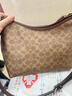 蔻馳（COACH）【品牌直供】女士LAUREL中號手提斜挎流浪包CV975女神節禮物 曬單實(shí)拍圖