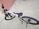 千里達（TRINX）千里達M985山地自行車(chē)禧瑪諾21速油壓碟剎霞光銀15寸 曬單實(shí)拍圖