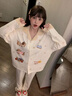 繆黛 MAULTIAY臘腸狗睡衣女款春秋季2026新款可愛(ài)卡通長(cháng)袖大碼學(xué)生可外穿家居服 柔軟親膚 《少量現貨》 M 曬單實(shí)拍圖