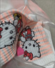 Hello Kitty女童襪子純棉春秋兒童中筒襪卡通可愛(ài)小女孩寶寶甜美秋冬款花邊襪 粉系凱蒂貓【裝】 10雙 9-12歲 【建議鞋碼32-37】 曬單實(shí)拍圖
