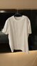 拇指白小T二代水光短袖T恤男女26春夏新品三防純棉白小丅 白色男款 5XL 曬單實(shí)拍圖