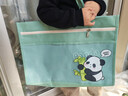 A3美術(shù)袋大號文件袋8k手提拉鏈補習袋大容量初中加厚男孩手拎素描本資料分類(lèi)包學(xué)生兒童畫(huà)畫(huà)收納包 A3/8K【森林/可愛(ài)熊貓】六層大容量/帶兩側兜 曬單實(shí)拍圖