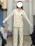 歐詩(shī)帛春秋季天新款長(cháng)袖睡衣女臘腸狗大碼可愛(ài)波點(diǎn)套裝格子可外穿家居服 82635女臘腸狗 L 建議體重100-120斤 曬單實(shí)拍圖