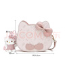 COW&KITTY正品凱蒂貓2025新款通用學(xué)生女士單肩斜挎包單肩包旅游包生日禮物 櫻花粉【掛件禮盒禮袋】 長(cháng)20.5cm寬9cm高16cm 曬單實(shí)拍圖