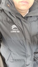 鴨鴨（YAYA）王一博同款冰殼系列戶(hù)外極寒羽絨服男士新款長(cháng)款情侶加厚女外套 青光黑色 XL /180(建議155-175斤) 曬單實(shí)拍圖