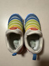 迪士尼（Disney）兒童運動(dòng)鞋春秋透氣一腳蹬童鞋中小童毛毛蟲(chóng)跑步鞋 米色/橘黃 29 曬單實(shí)拍圖