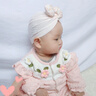 嬰兒帽子春薄款0到3個(gè)月女寶寶印度帽小月齡公主囟門(mén)帽新生兒胎帽 花布蝴蝶-粉色 大碼:帽圍（38-46cm），建議3個(gè)月-1歲 曬單實(shí)拍圖