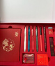 得力（deli）前程似錦文具套裝11件套 考試中性筆鋼筆筆記本 學(xué)生考試文具禮盒中高考禮新年物SG168 馬年禮盒 曬單實(shí)拍圖