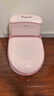 谷仕塔（Gromast）兒童馬桶坐便器男小孩女寶寶嬰幼兒專(zhuān)用訓練神器廁所家用便盆尿盆 粉色 曬單實(shí)拍圖