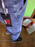 班尼路（Baleno） S&K系列春夏季復古牛仔褲男士2026寬松百搭直筒彈力休閑男生長(cháng)褲 磨白藍 34 （145-160斤） 曬單實(shí)拍圖