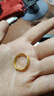 周六福莫比烏斯古法黃金戒指女?huà)D女節禮物計價(jià)A0213621活口14號約3.31g 曬單實(shí)拍圖