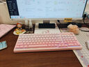 惠普（HP）K110無(wú)線(xiàn)鍵盤(pán) 三模藍牙有線(xiàn)靜音機械手感側刻漸變鍵帽帶旋鈕薄膜鍵盤(pán) 辦公游戲電競電腦筆記本通用 桃夭粉【三模無(wú)線(xiàn)版】RGB燈效 曬單實(shí)拍圖