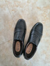 老爺車(chē)春夏男鞋三接頭皮鞋男洞洞正裝鞋商務(wù)男士皮鞋牛皮休閑軟底爸爸鞋 FG007黑色【套腳加絨款】 42 (260mm) 標準碼 曬單實(shí)拍圖