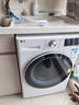 LG纖慧 10.5KG全自動(dòng)滾筒洗衣機 超薄 家用大容量  AI直驅變頻 95°高溫煮洗 FLX10N4W 曬單實(shí)拍圖