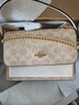 蔻馳（COACH）【品牌直供】女士小號印花風(fēng)琴包單肩斜挎包CW206禮物 曬單實(shí)拍圖