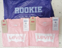Levi's李維斯男童短袖t恤【純棉】夏季新款涼爽透氣兒童短t 水晶玫瑰粉 110 /56 【建議身高104-110cm】 曬單實(shí)拍圖