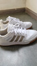 adidas ENTRAP美式校園風(fēng)運動(dòng)少年感復古籃球風(fēng)板鞋男女阿迪達斯   白/金色   42 曬單實(shí)拍圖