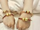 周生生仙鹿黃金手鏈 足金生生有禮編織手繩手飾95535B定價(jià) 23厘米 曬單實(shí)拍圖