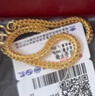 周六福（ZLF）    黃金手鏈男款足金999簡(jiǎn)約時(shí)尚太空鏈 計價(jià) 20cm-6.43g 曬單實(shí)拍圖