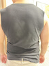 海瀾之家（HLA）男士保暖背心男雙面絨無(wú)痕陽(yáng)離子舒適透氣圓領(lǐng)打底彈力寬肩背心 紅外發(fā)熱抗菌防螨2件-黑色+深灰 3XL /185(體重170-190斤) 曬單實(shí)拍圖