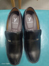 意爾康王子皮鞋男秋冬真皮男士商務(wù)正裝男鞋超大碼軟皮一腳蹬內增高爸爸鞋 黑色 40 曬單實(shí)拍圖