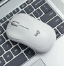 羅技（Logitech）M221無(wú)線(xiàn)鼠標 辦公鼠標 靜音鼠標 筆記本臺式機家用帶USB接收器 多色可選 M221-雪融白＋【鼠標墊】 曬單實(shí)拍圖