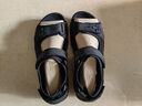 愛(ài)步（ECCO）涼鞋男 軟底魔術(shù)貼運動(dòng)戶(hù)外涼鞋 越野系列82218402001 黑色40 曬單實(shí)拍圖