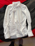 京東京造【高端100支】襯衫男白襯衫長(cháng)袖襯衫春季外套高端 白色40 曬單實(shí)拍圖