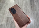 ZKU榮耀100/100Pro手機殼全包防摔磁吸翻蓋式保護屏幕真皮套帶蓋插卡錢(qián)包男士商務(wù)老年人高檔成熟軟殼 榮耀100Pro【深棕】磁吸真皮插卡翻蓋皮套+貼膜 曬單實(shí)拍圖
