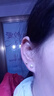 兩世歡S999純銀圓珠耳釘女生足銀養耳洞小巧簡(jiǎn)約洗睡免摘耳骨釘耳針耳飾 圓頭耳釘 4mm一對 曬單實(shí)拍圖