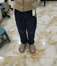 戴維貝拉中大童牛仔長(cháng)褲裙子男童褲子束腳褲 曬單實(shí)拍圖