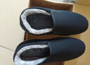 3539加絨保暖布鞋男套腳款棉鞋爸爸鞋平底防寒休閑布鞋 黑色 45 曬單實(shí)拍圖