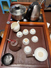 金灶（KAMJOVE） 多功能組合式木雕移動(dòng)茶車(chē)茶盤(pán) 整套茶具套裝全自動(dòng)上水電熱水壺 KW-6000配套泡茶壺F9 1個(gè) 曬單實(shí)拍圖