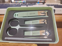 吉修（JIXIU）德國防飛濺指甲刀套裝高顏值家用修剪指甲剪指甲鉗修甲個(gè)護工具 抹茶綠-六件套 曬單實(shí)拍圖