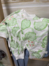貝瑞加（Babyprints）新生兒連體衣2件裝嬰兒長(cháng)袖純棉四季內衣初生寶寶護肚爬服 綠52 曬單實(shí)拍圖