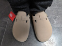 環(huán)球（HUANQIU）半拖鞋百搭勃肯鞋子男士軟木包頭涼鞋男2026新款春季透氣軟底輕便 卡其 40 曬單實(shí)拍圖