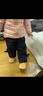 戴維貝拉（DAVE＆BELLA）兒童羽絨褲女童冬裝A類(lèi)抗菌褲子女寶三防束腳褲 曬單實(shí)拍圖