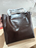viney牛皮包包女包大容量水桶包輕奢單肩斜挎生日禮物高級感送女友老婆 曬單實(shí)拍圖
