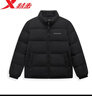 特步立領(lǐng)羽絨服男裝2024年冬季新款防風(fēng)保暖運動(dòng)外套時(shí)尚潮流鴨絨上衣 正黑色 3XL 曬單實(shí)拍圖
