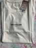 七匹狼純棉短袖男士印花圓領(lǐng)T恤銀離子抗菌半袖衫100%全棉休閑百搭小白t 外穿1件裝(白色)純棉抗菌/印花款 XL /175（建議體重130-150斤） 曬單實(shí)拍圖