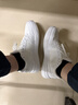 阿迪達斯（adidas）男女鞋板鞋春季皮面防潑水小白鞋百搭運動(dòng)休閑鞋 亮白 42 曬單實(shí)拍圖