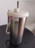 富光輕芯純鈦保溫杯女生2026新款高顏值鈦杯吸管咖啡杯水杯女神節禮物 麥禾銀（內外純鈦+純鈦吸管）560ml 曬單實(shí)拍圖