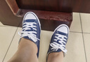 匡威（Converse）官方 All Star男女經(jīng)典美拉德低幫帆布鞋紅色101007 102329/海軍藍 42 曬單實(shí)拍圖