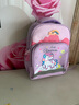 艾欣兒 幼兒園書(shū)包女小班中大班時(shí)尚卡通動(dòng)漫三3-6歲兒童小學(xué)生男女孩超輕減負護脊小背包 紫色小馬圖案 曬單實(shí)拍圖